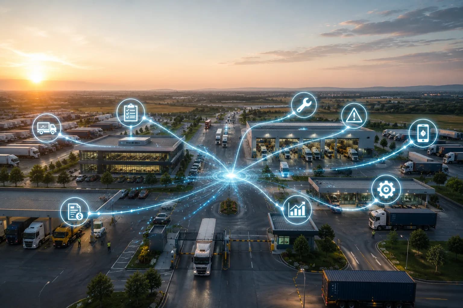 Supply Chain Control in Logistics Operations