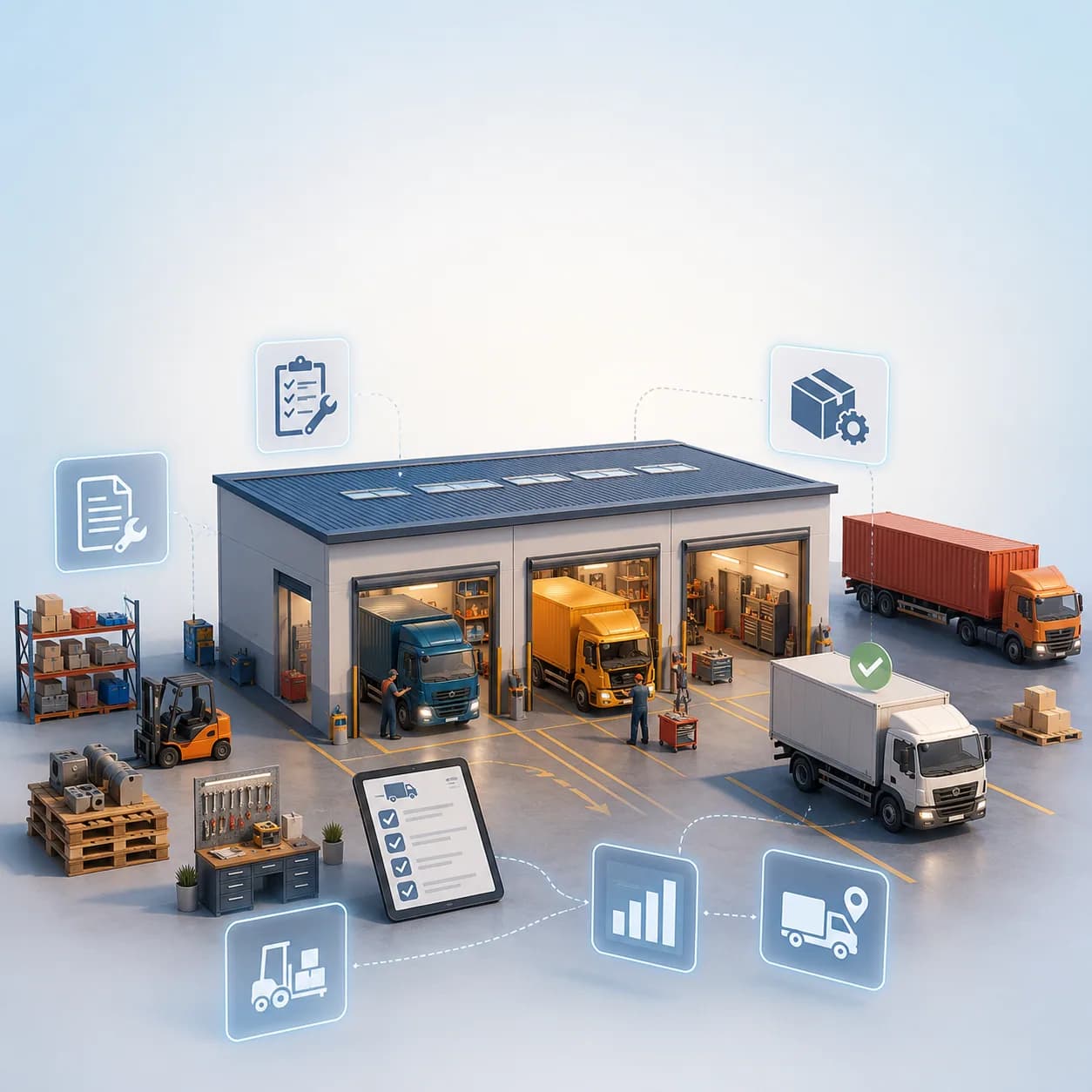 Garage Management System for Logistics Operations