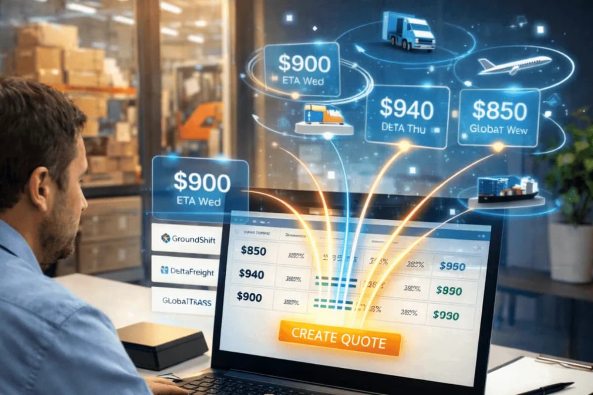 FCL Quote Management Software System for Customer Pricing