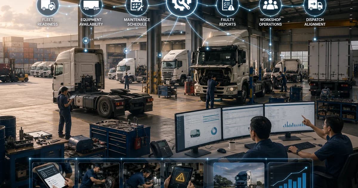 Garage Operations for Logistics: Daily Fleet Control