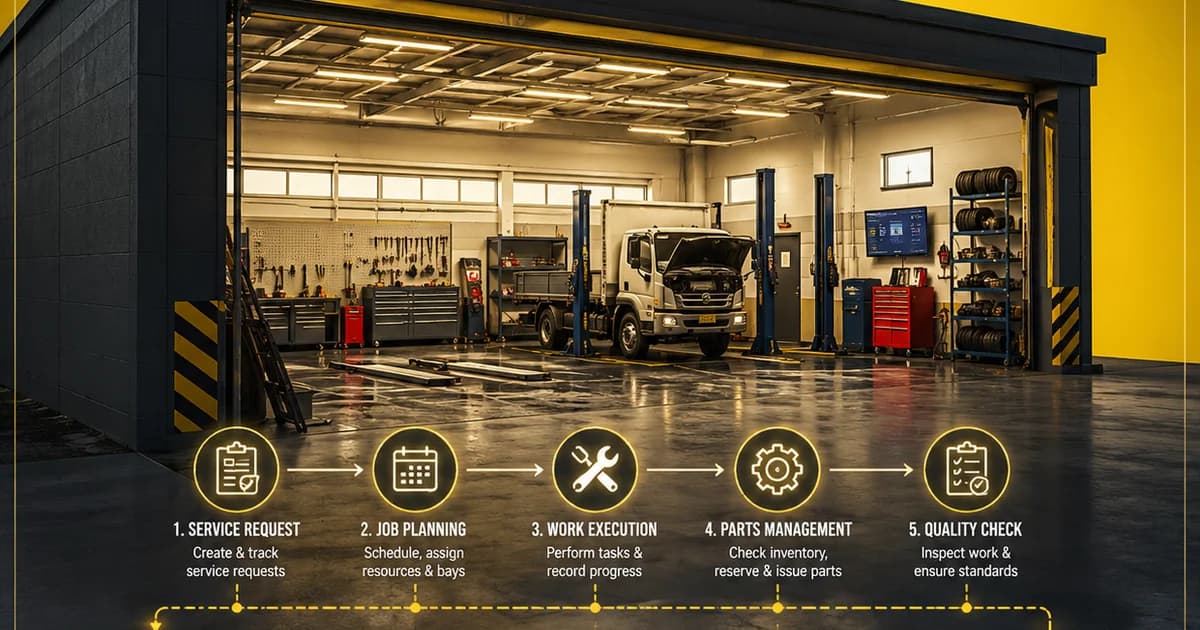 Garage Management System for Logistics Operations