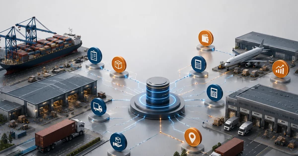 Logistics Software with Integrated Accounting Dashboard
