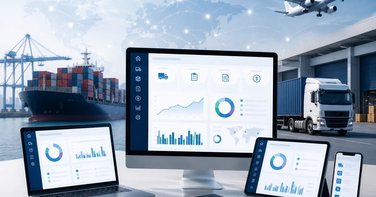 Integrated Accounting Dashboard Software for Logistics Operations