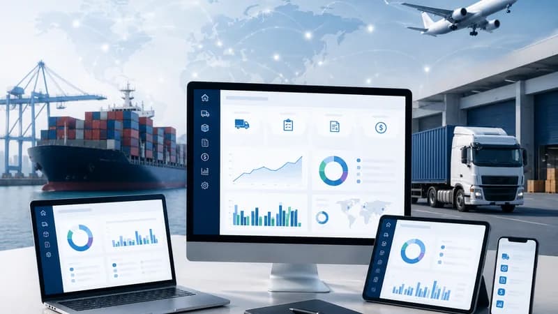 Integrated Accounting Dashboard Software for Logistics Operations