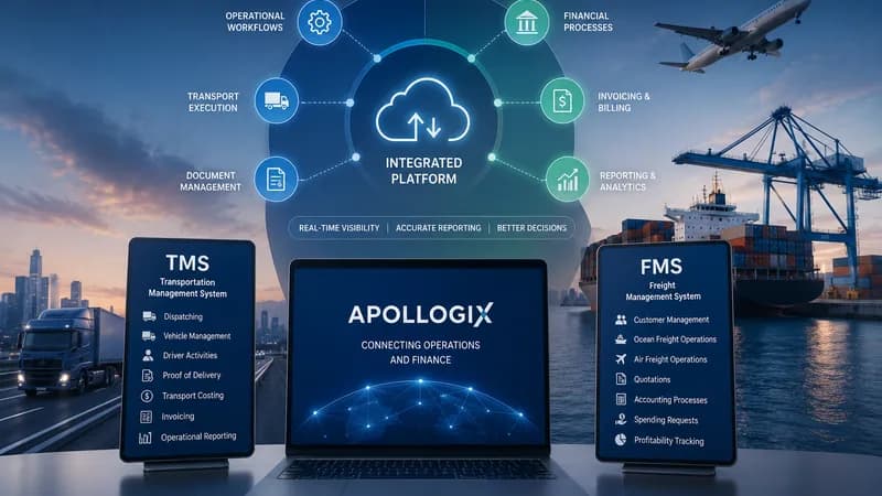 Integrated Accounting Dashboard Software for Logistics Operations