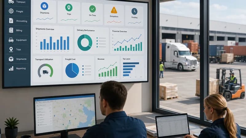 Logistics Operations KPI Dashboard Tracking System