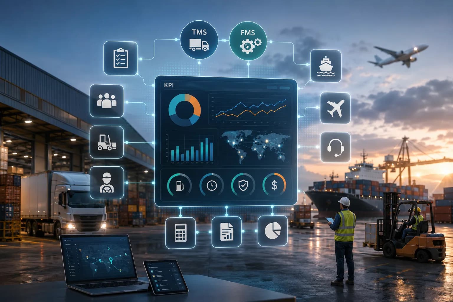 Logistics Operations KPI Dashboard Tracking System